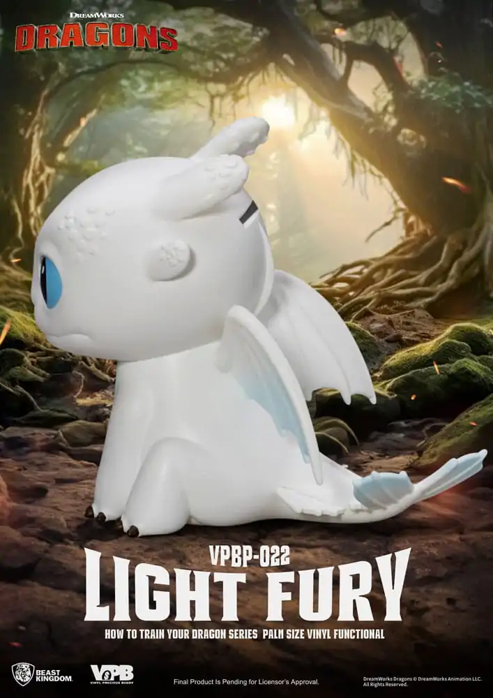 How To Train Your Dragon Spardose Vinyl Bank Light Fury 12 cm Produktfoto
