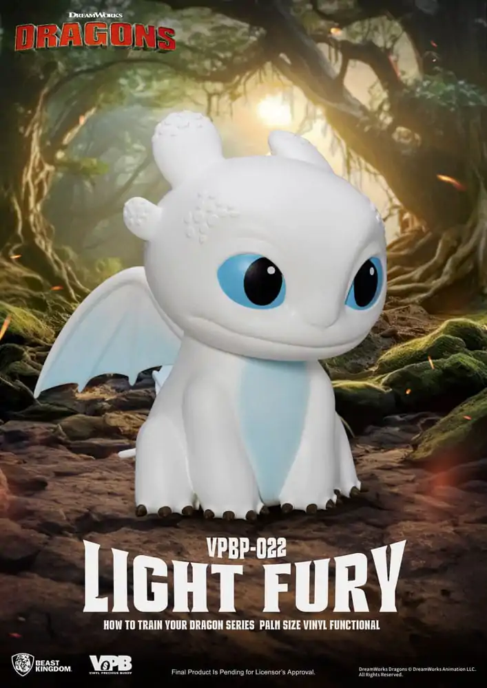 How To Train Your Dragon Spardose Vinyl Bank Light Fury 12 cm Produktfoto