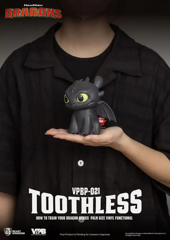 How to Train Your Dragon Piggy Vinyl Spardose Toothless 12 cm Produktfoto
