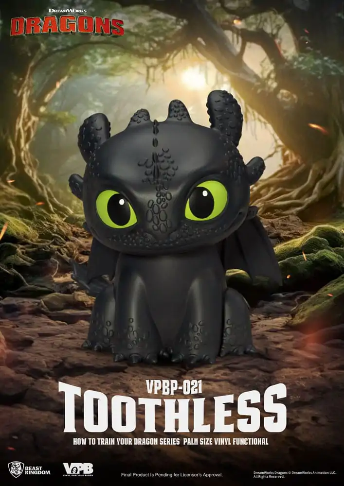 How to Train Your Dragon Piggy Vinyl Spardose Toothless 12 cm Produktfoto