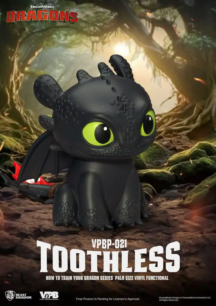 How to Train Your Dragon Piggy Vinyl Spardose Toothless 12 cm Produktfoto