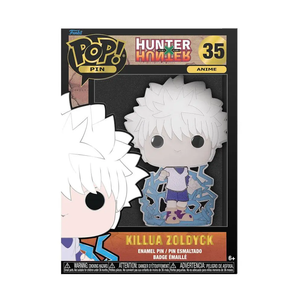 Hunter & Hunter POP! Pin Ansteck-Pin Killua 10 cm Produktfoto