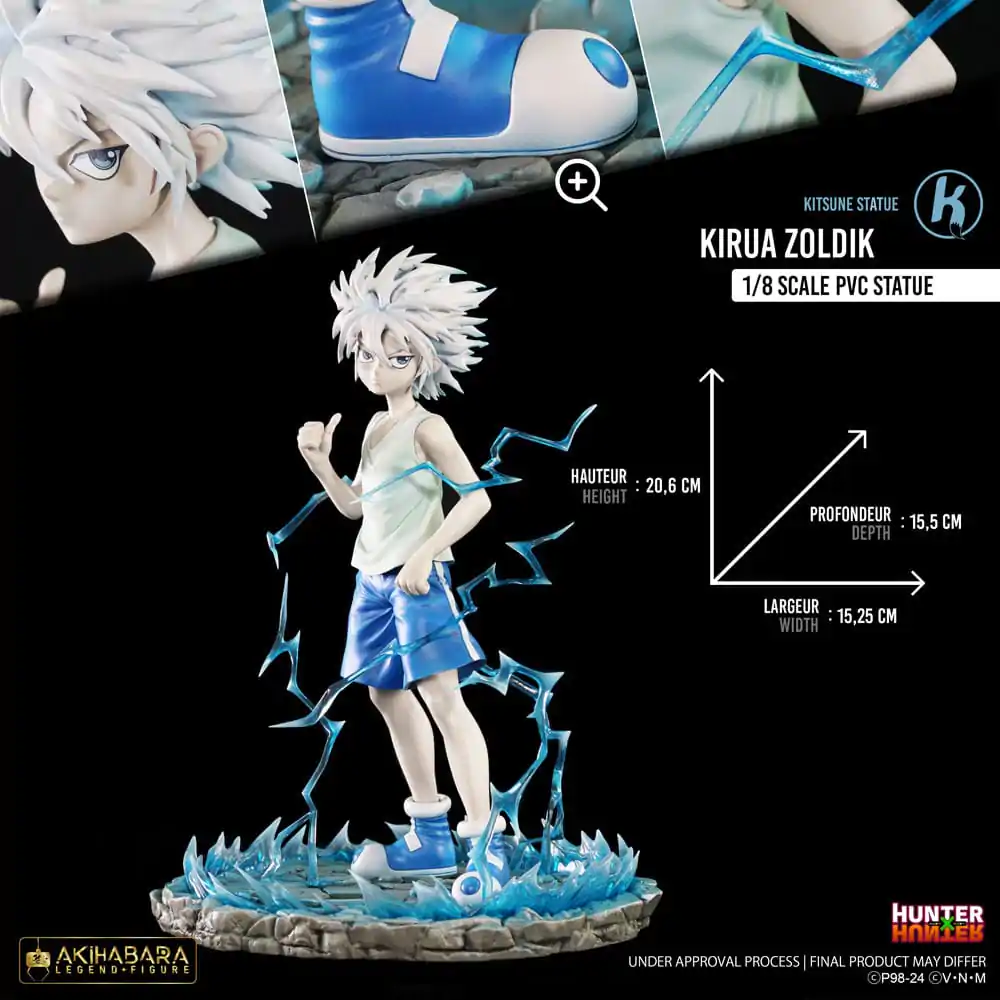 Hunter × Hunter Akihabara Legend Figure PVC Statue 1/8 Killua (God Speed Mode) 21 cm termékfotó