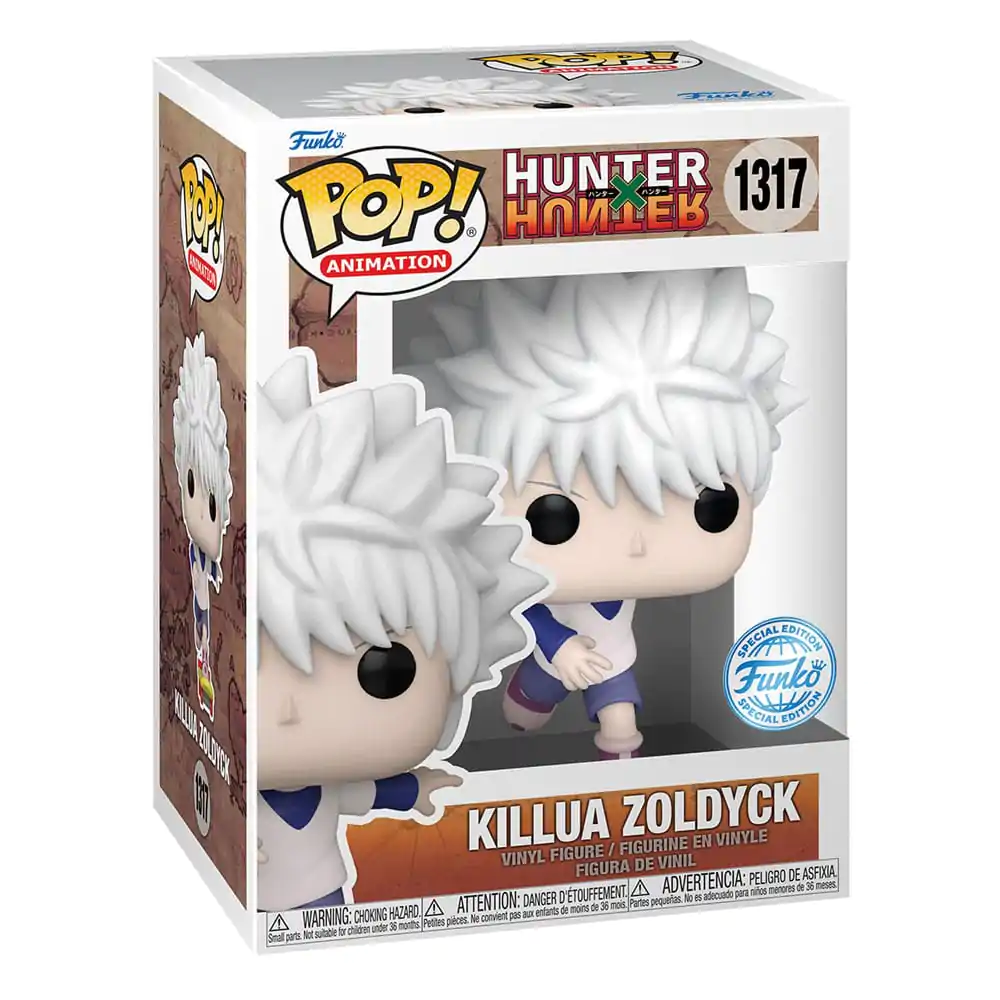 Hunter x Hunter POP! Animation Vinyl Figuren Killua w/Skateboard 9 cm termékfotó