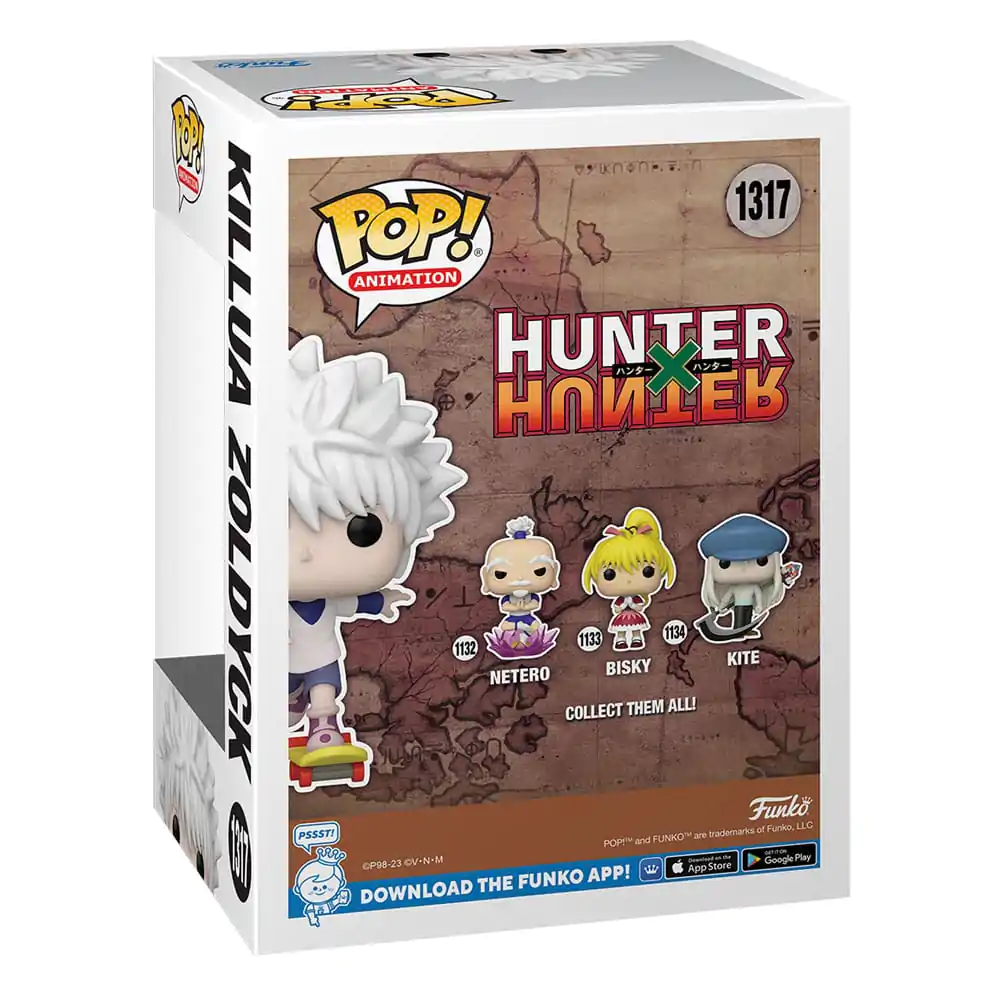 Hunter x Hunter POP! Animation Vinyl Figuren Killua w/Skateboard 9 cm termékfotó