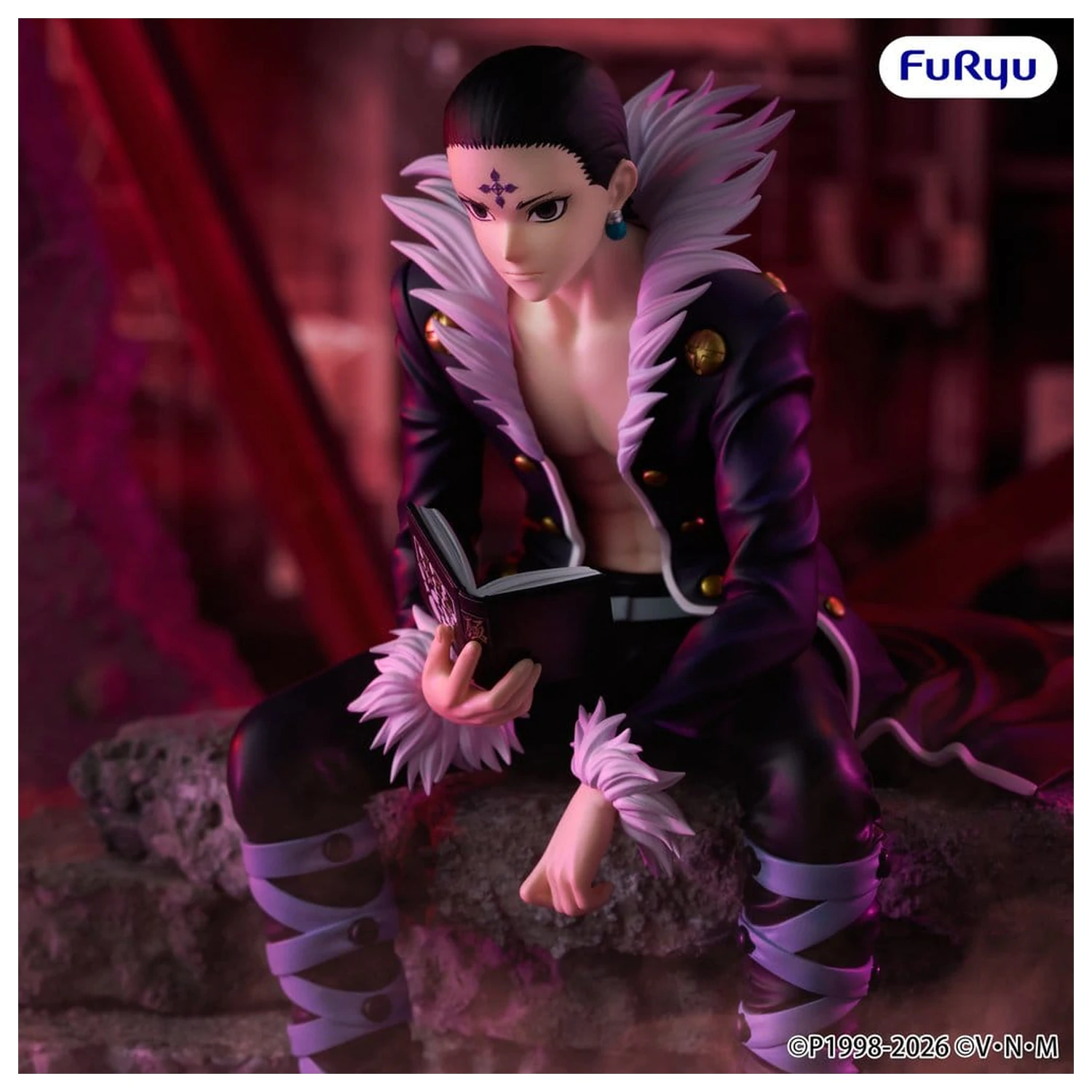 Hunter x Hunter Noodle Stopper PVC Figur Chrollo vol.2 14 cm Produktfoto