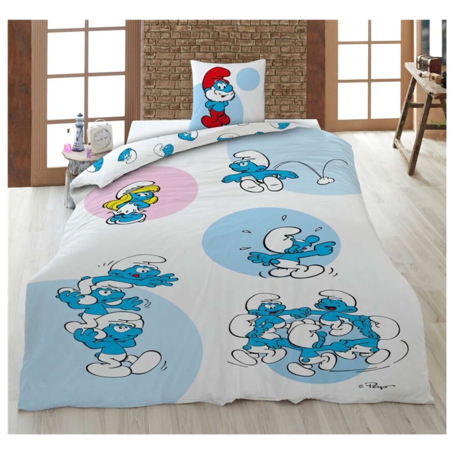 The Smurfs Fun Bettbezug Produktfoto