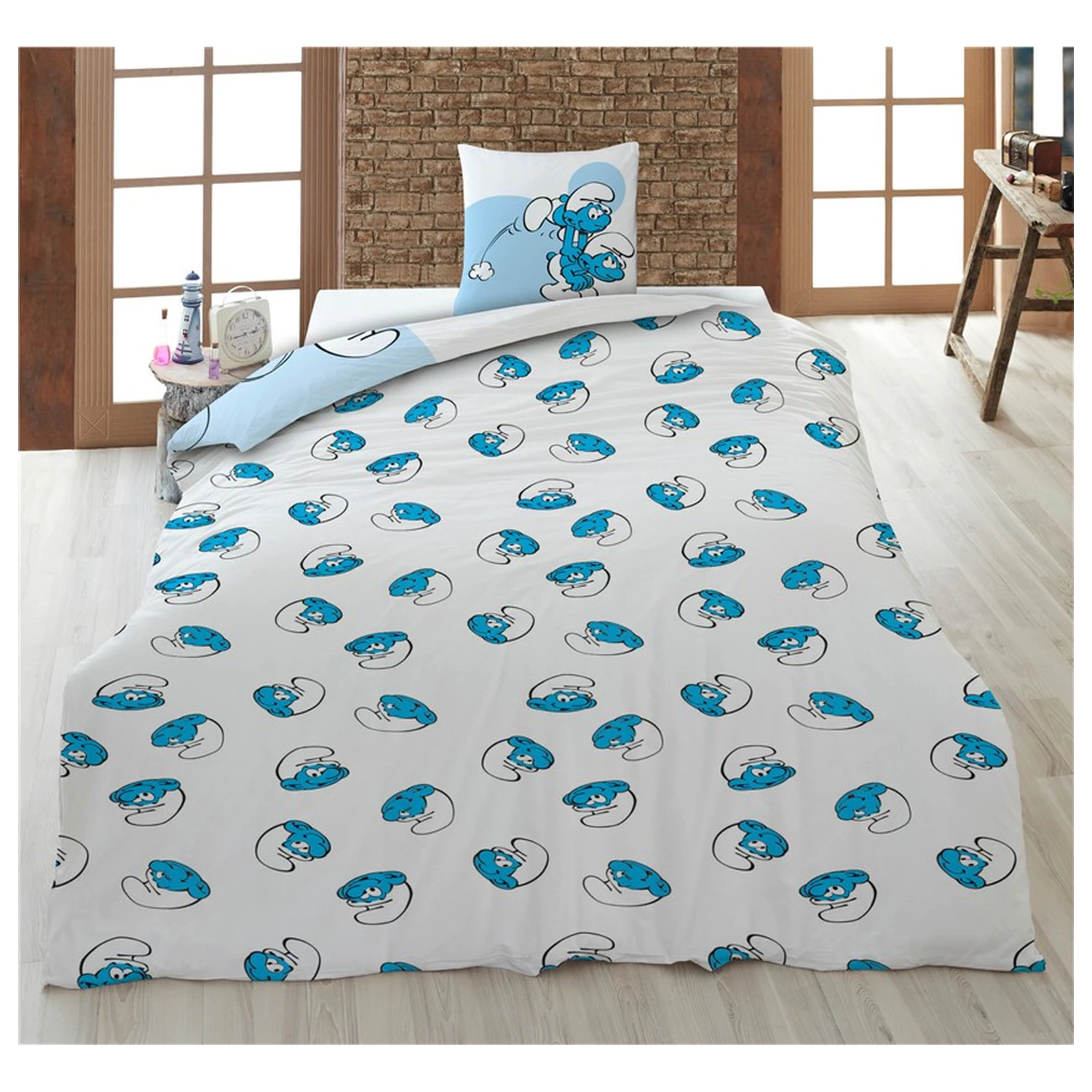 The Smurfs Fun Bettbezug Produktfoto