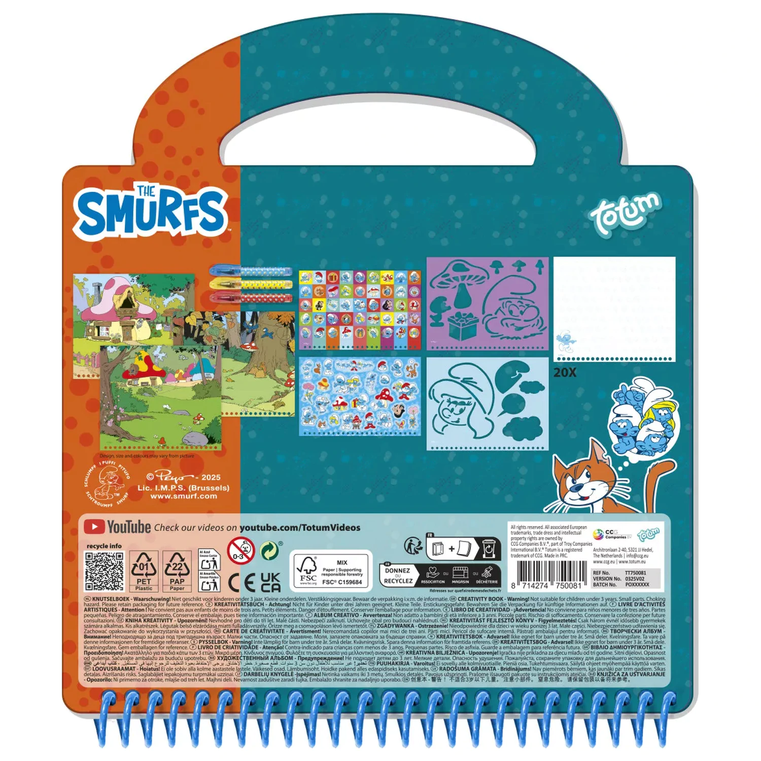 Smurfs Happy Activity Set Produktfoto