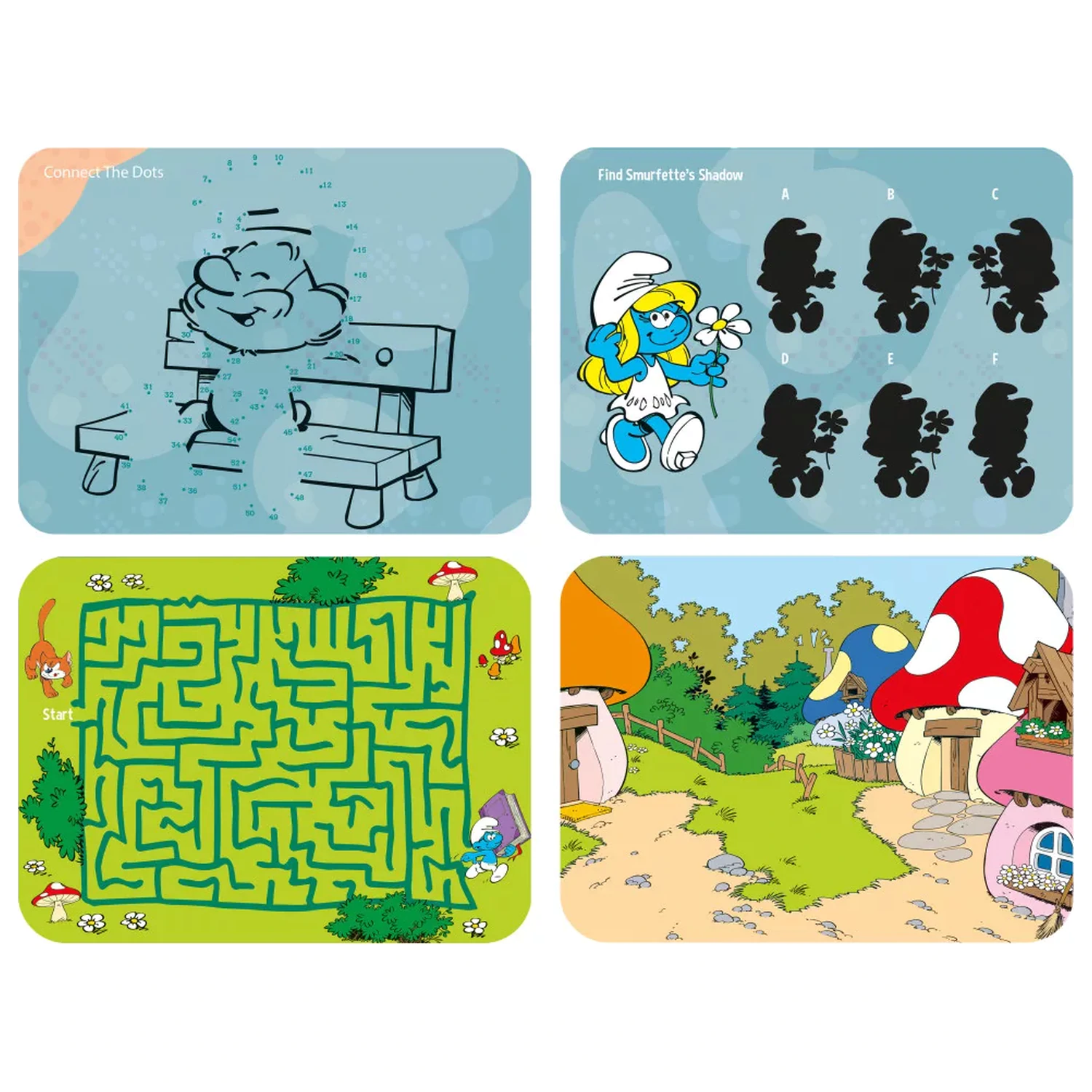 The Smurfs fröhliches Super-Sticker-Set Produktfoto