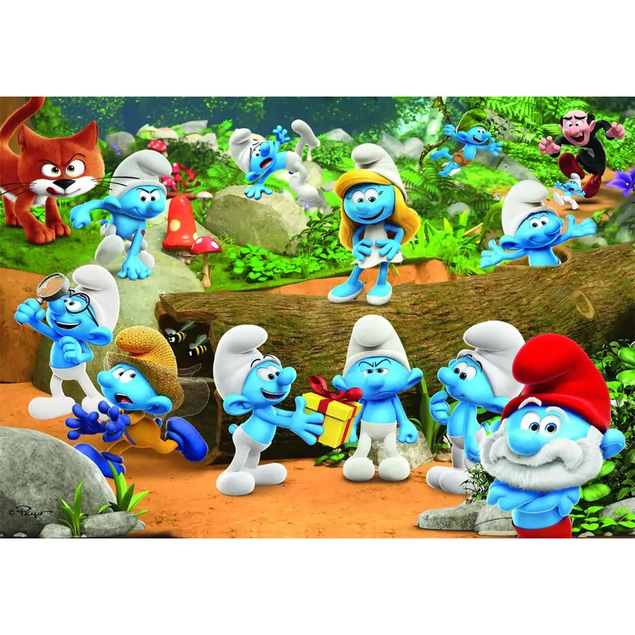 The Smurfs Puzzle 104St Produktfoto