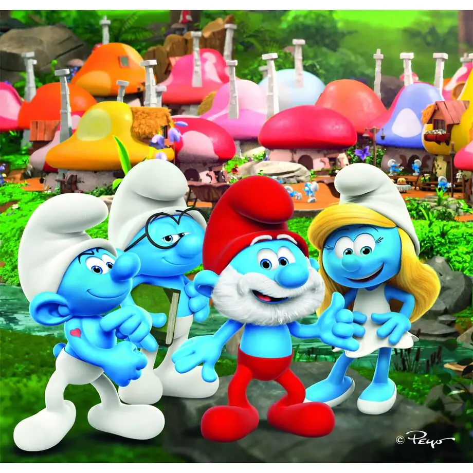 The Smurfs Puzzle 3x48St Produktfoto