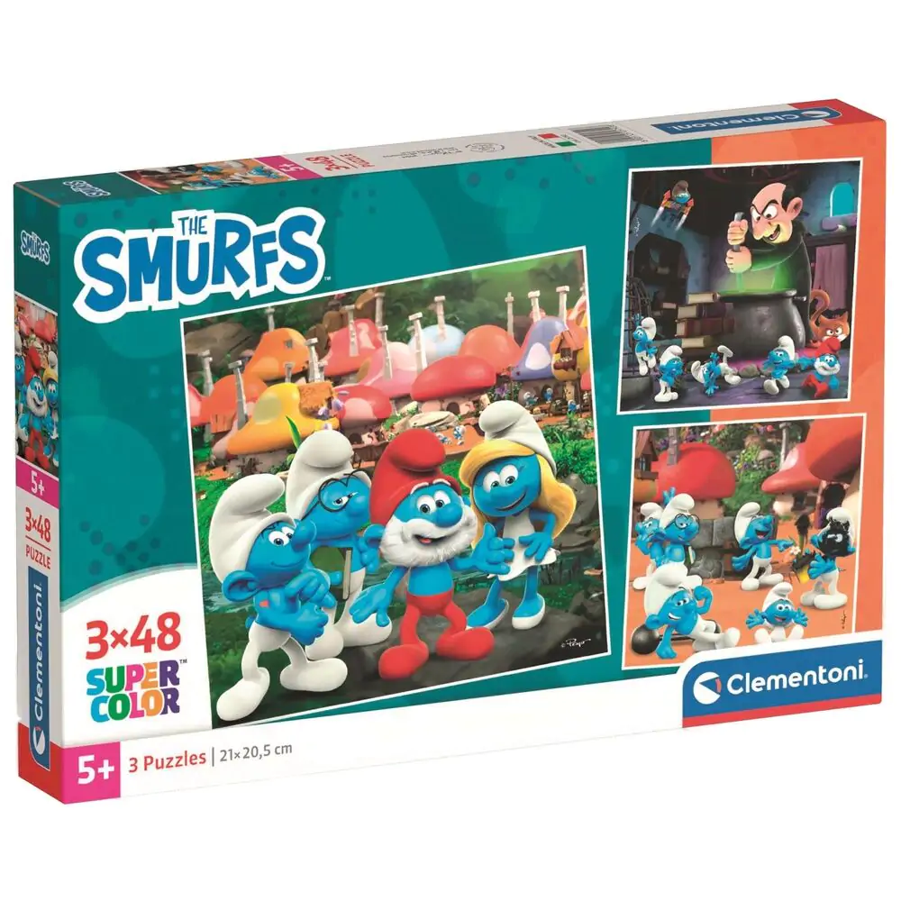 The Smurfs Puzzle 3x48St Produktfoto