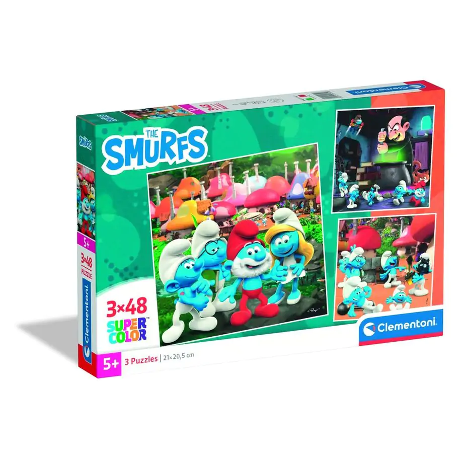 The Smurfs Puzzle 3x48St Produktfoto