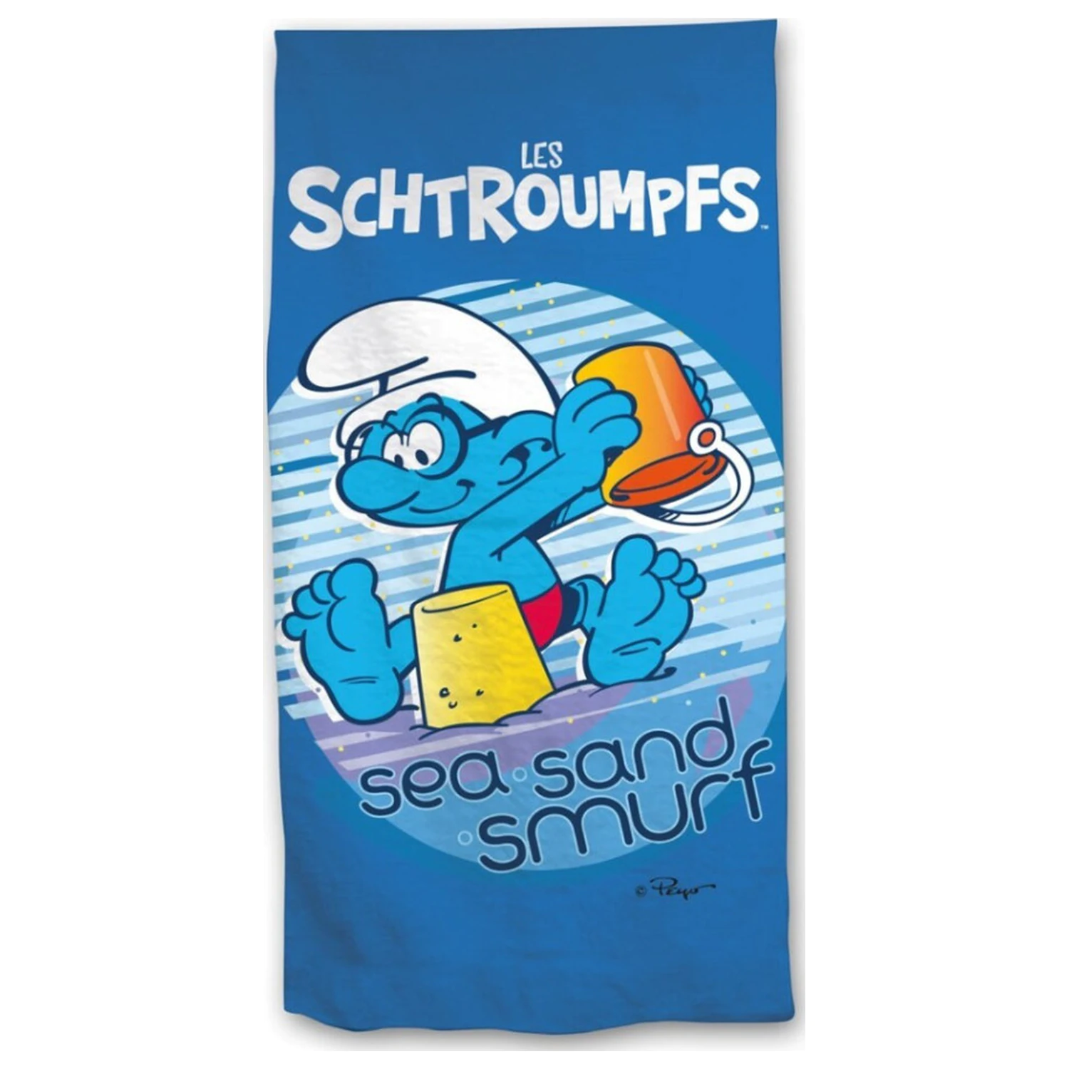 The Smurfs Meersand Handtuch 70x140cm Produktfoto