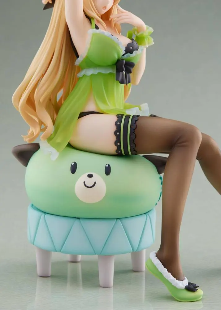 Hyperdimension Neptunia Statue 1/8 Neptunia Vert Waking Up Ver. Limited Edition 17 cm Produktfoto