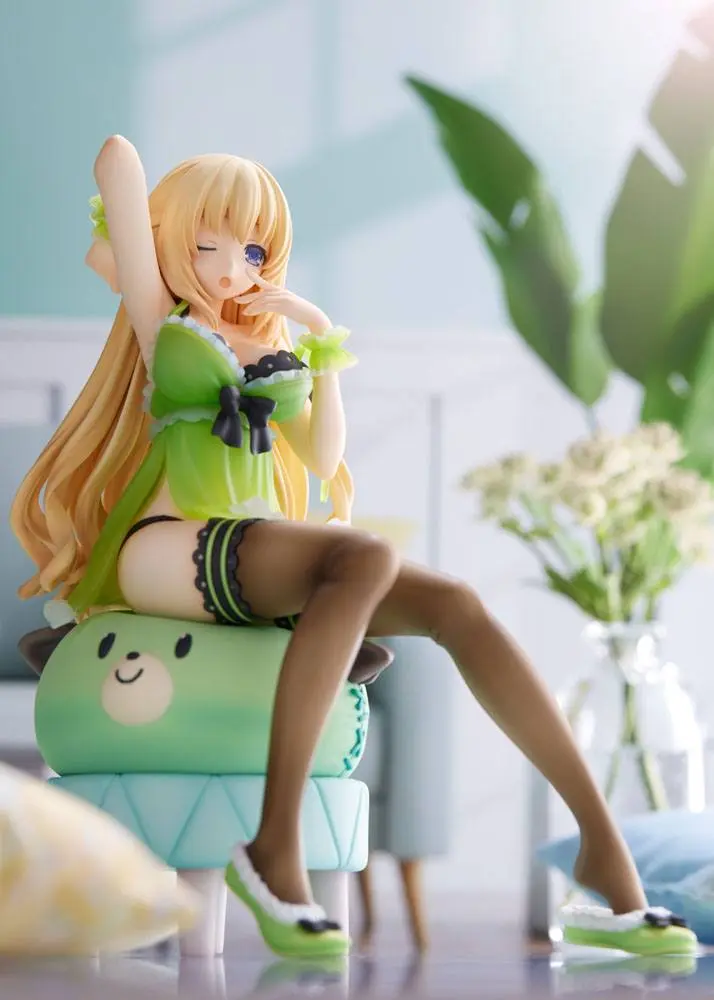 Hyperdimension Neptunia Statue 1/8 Neptunia Vert Waking Up Ver. Limited Edition 17 cm Produktfoto