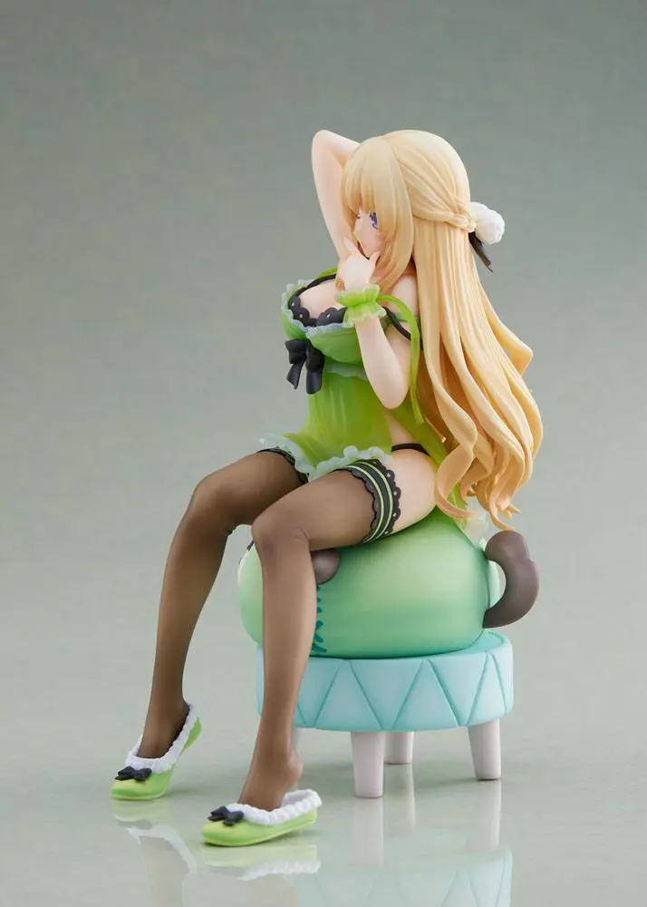 Hyperdimension Neptunia Statue 1/8 Neptunia Vert Waking Up Ver. Limited Edition 17 cm Produktfoto