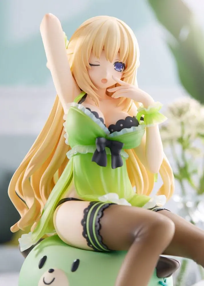 Hyperdimension Neptunia Statue 1/8 Neptunia Vert Waking Up Ver. Limited Edition 17 cm Produktfoto