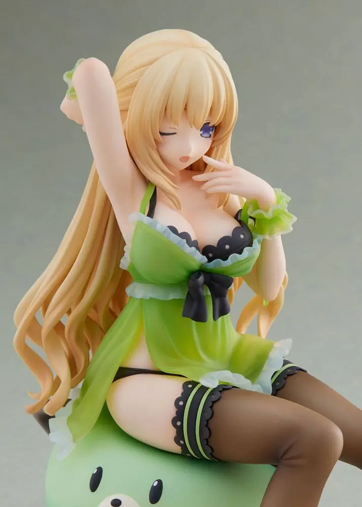 Hyperdimension Neptunia Statue 1/8 Neptunia Vert Waking Up Ver. Limited Edition 17 cm Produktfoto