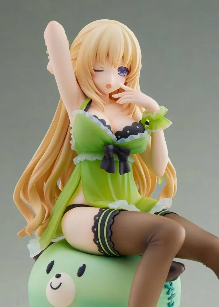 Hyperdimension Neptunia Statue 1/8 Neptunia Vert Waking Up Ver. Limited Edition 17 cm Produktfoto