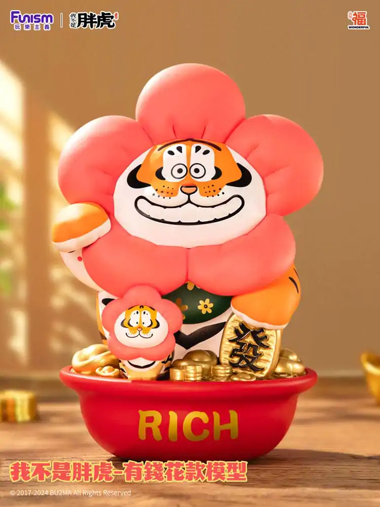 I Am Not Fat Tiger Statue 1/7 Alexander the Tiger Rich Flower 20 cm Produktfoto