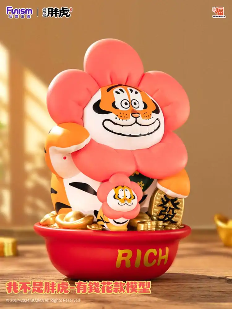 I Am Not Fat Tiger Statue 1/7 Alexander the Tiger Rich Flower 20 cm Produktfoto