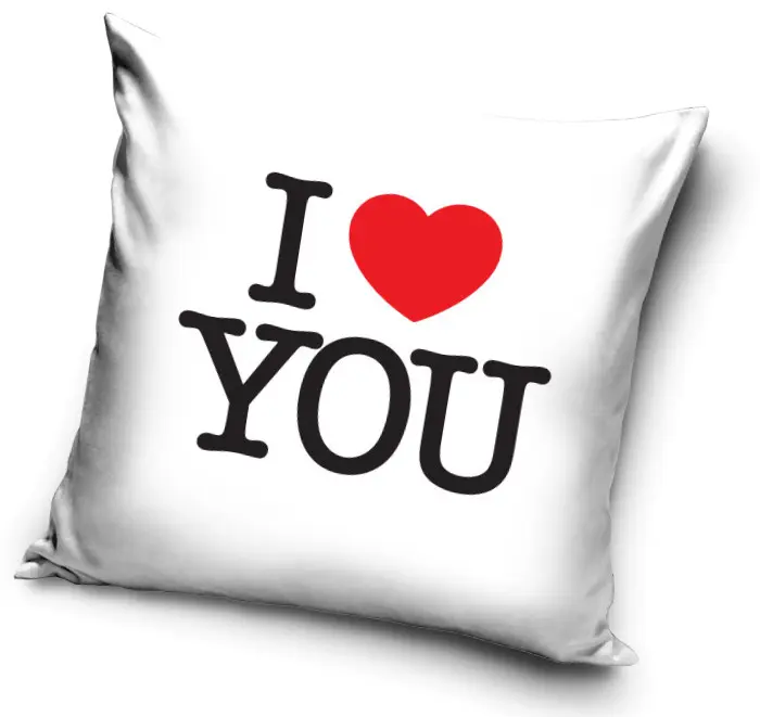 I Love You Kissenbezug 40*40 cm Produktfoto