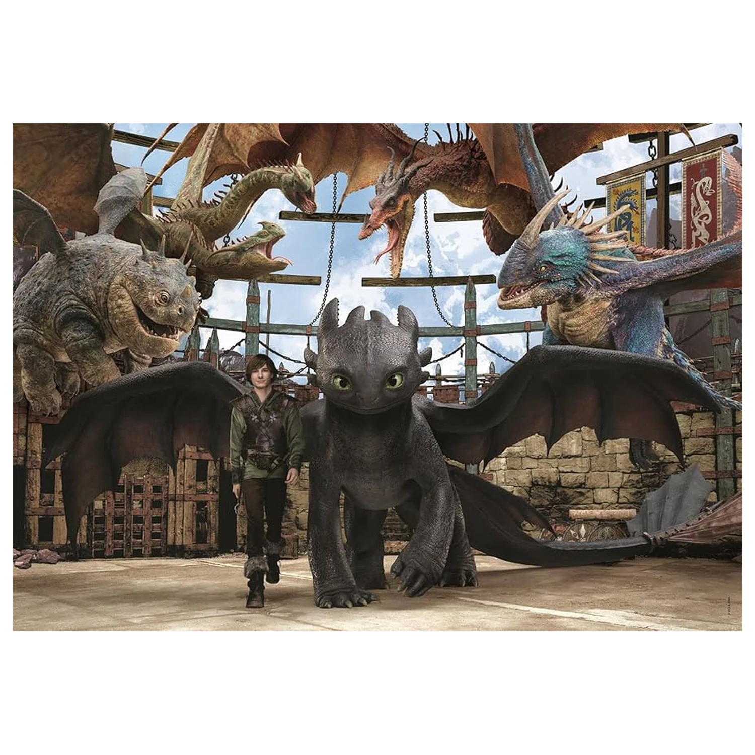 How to Train Your Dragon Arena 104-teiliges Puzzle Produktfoto