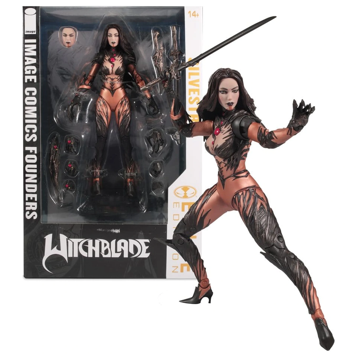 Image Comics McFarlane Elite Edition Deluxe Actionfigur Sara Pezzini (Witchblade) 18 Zentimeter Produktfoto