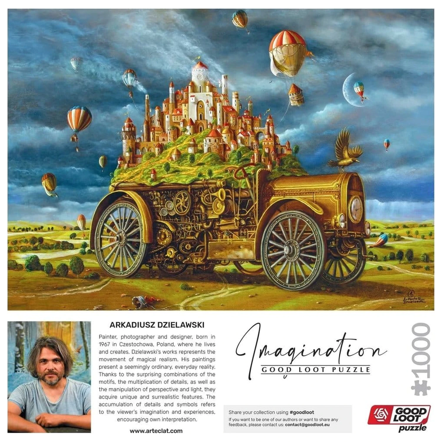 Imagination Series Puzzle Arkadiusz Dzielawski Wielka przeprowadzka (1000 Teile) Produktfoto