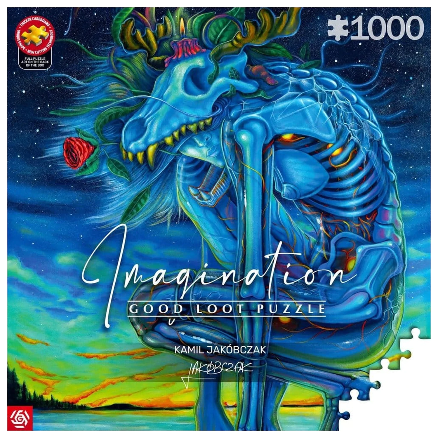 Imagination Series Puzzle Kamil Jakóbczak Bialy Wilk (1000 Teile) Produktfoto