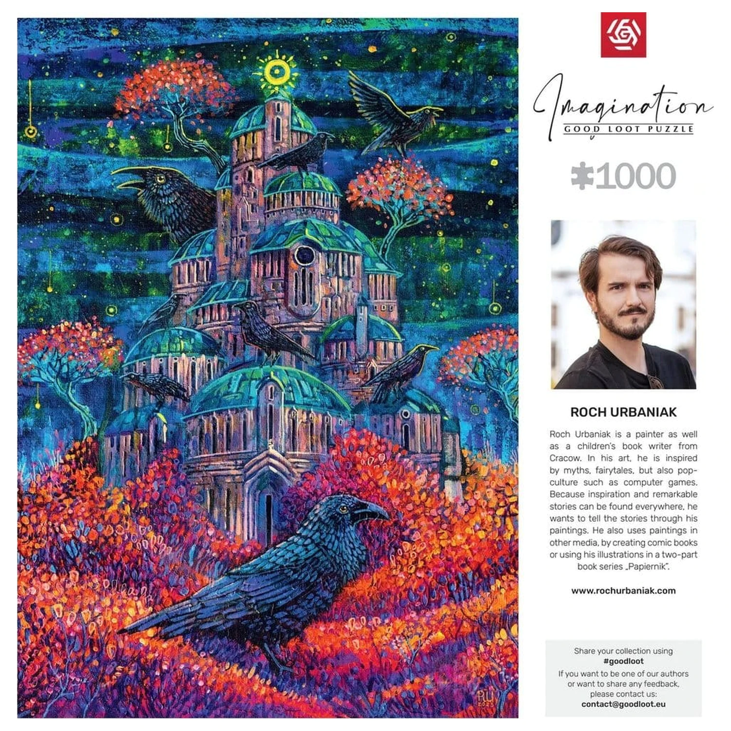 Imagination Series Puzzle Roch Urbaniak Twierdza Pani Kruków (1000 Teile) Produktfoto