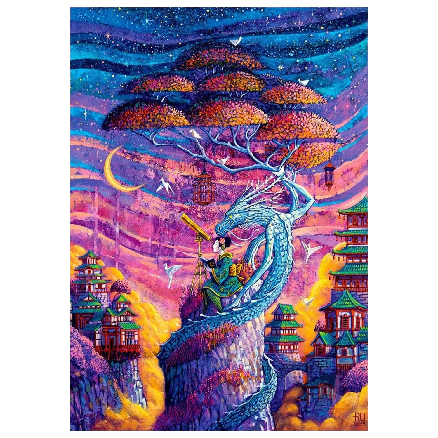 Imagination Series Puzzle Roch Urbaniak Sakura i Ryu (1000 Teile) Produktfoto