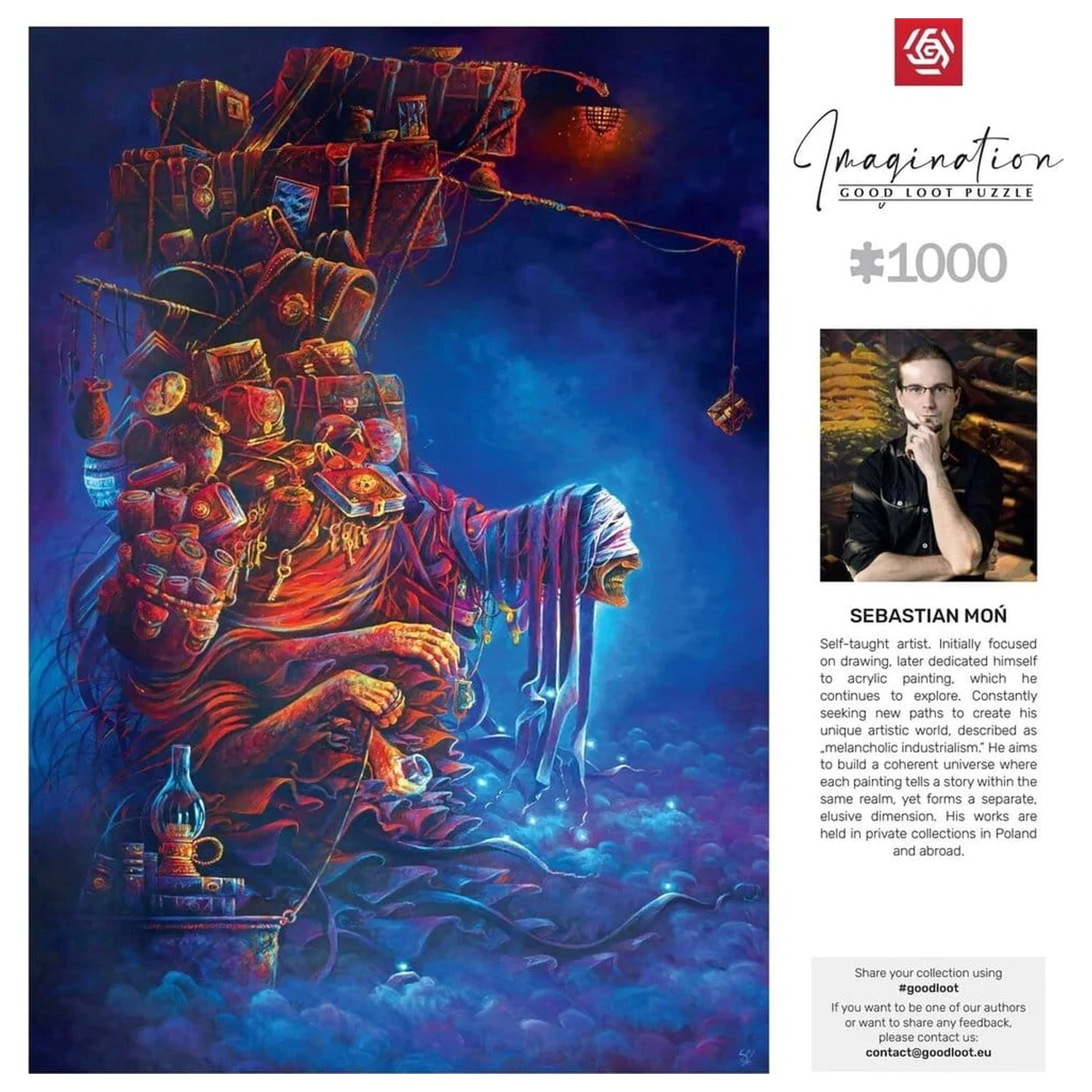 Imagination Series Puzzle Sebastian Mon Ciezar doswiadczen (1000 Teile) Produktfoto