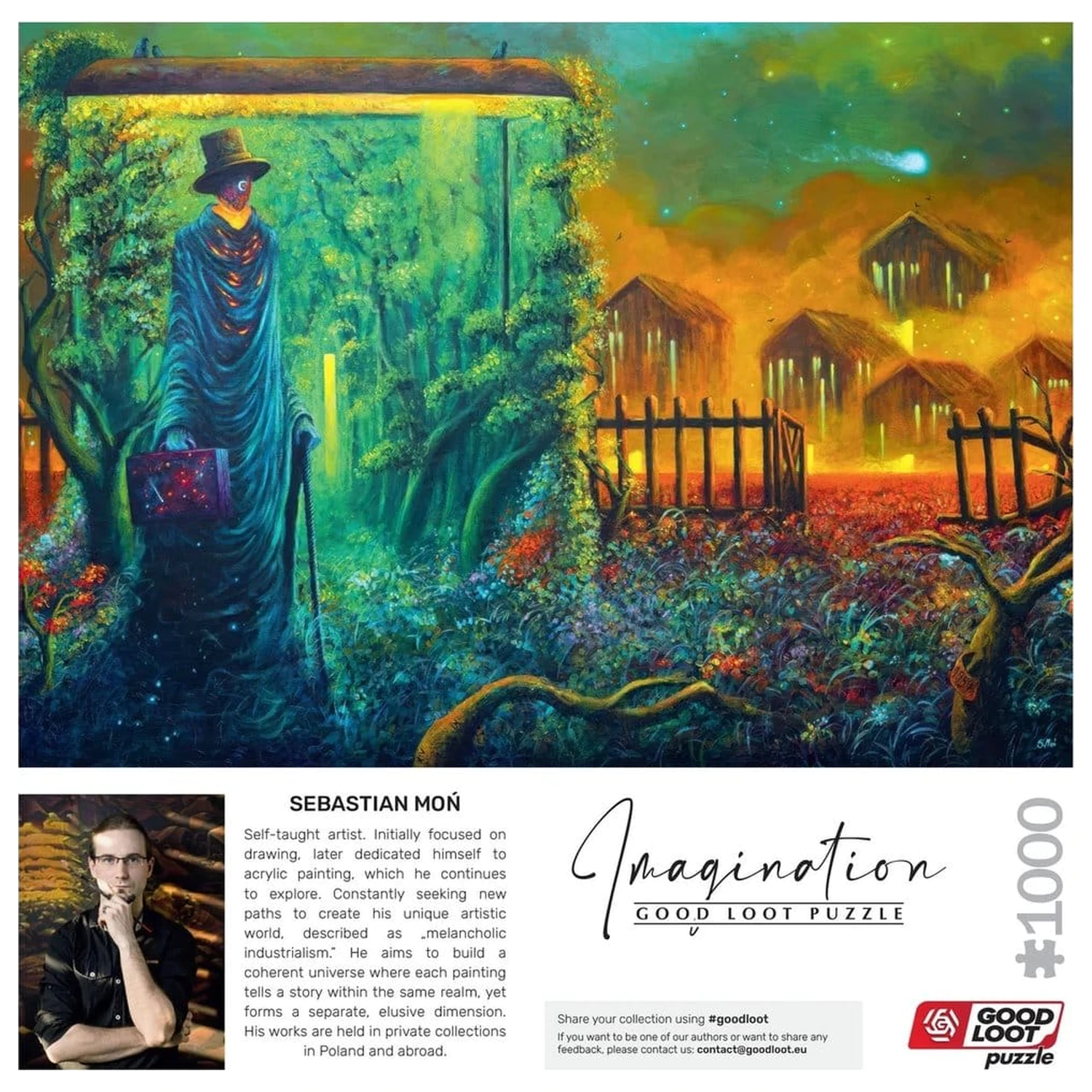 Imagination Series Puzzle Sebastian Mon Stationary Traveller II (1000 Teile) Produktfoto