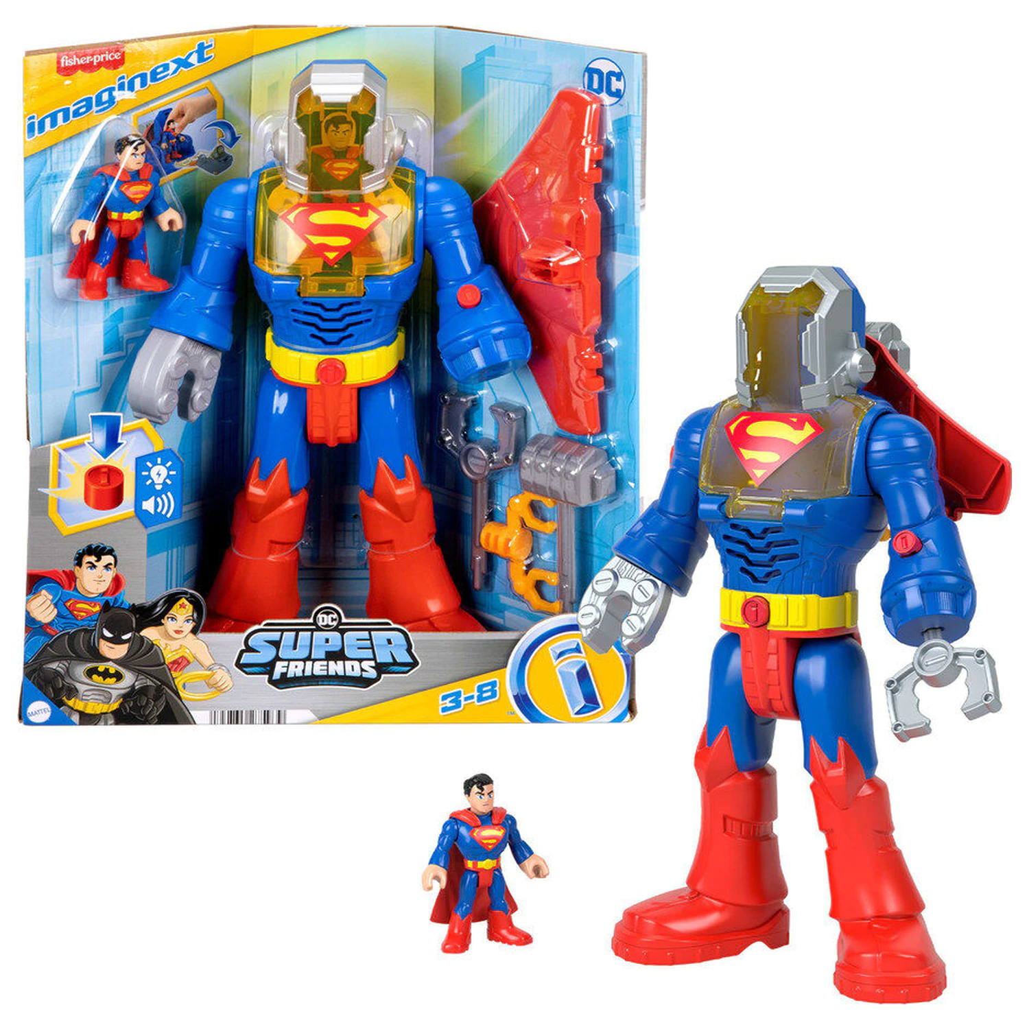 Imaginext DC Comics Super Friends Superman Figur 30,5cm Produktfoto