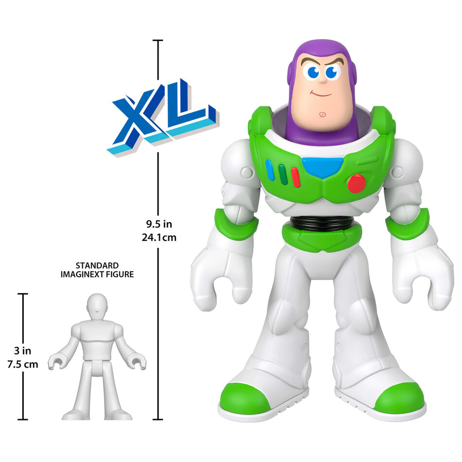 Imaginext Disney Pixar Toy Story Buzz Lightyear XL Figur 22 cm Produktfoto