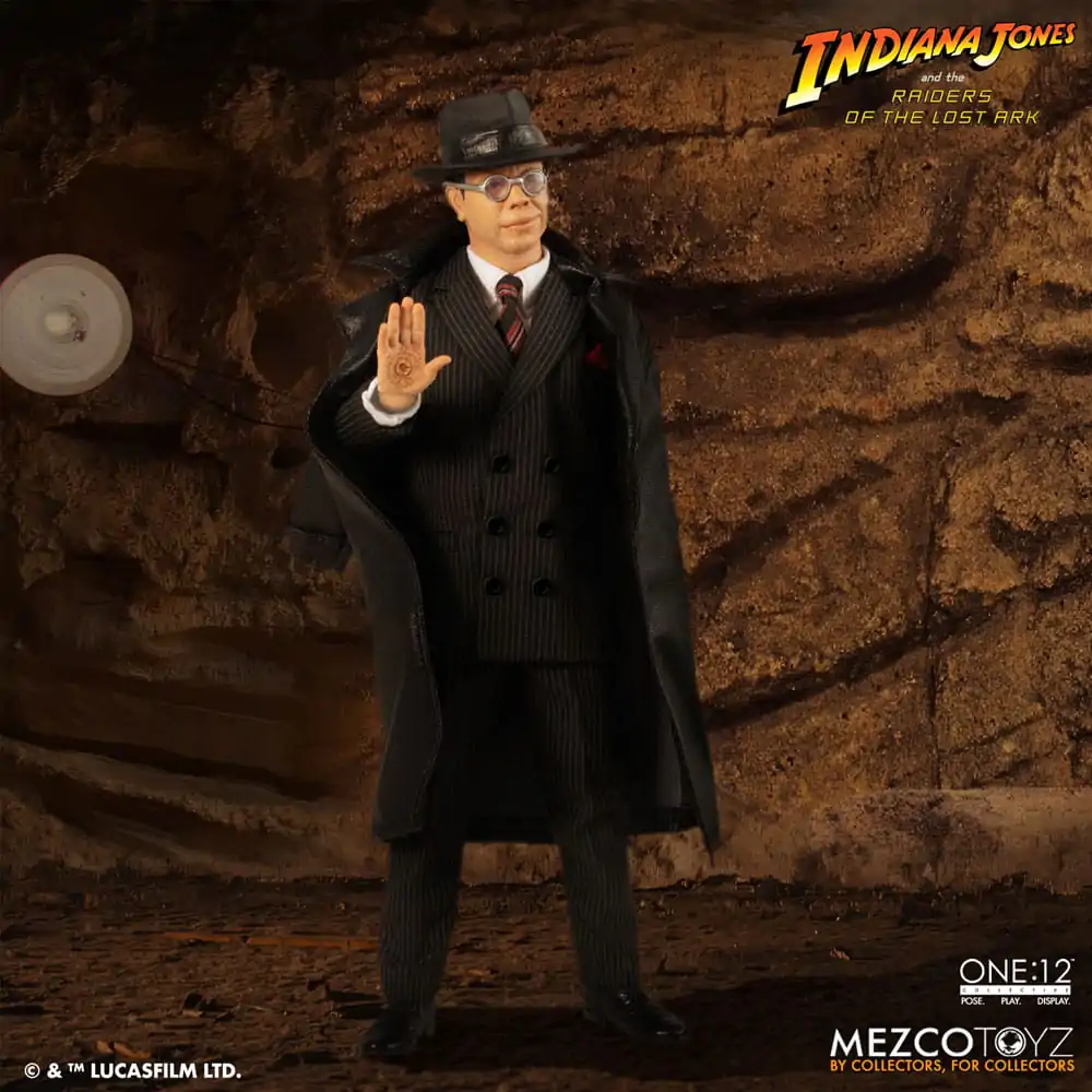 Indiana Jones Actionfigur 1/12 Major Toht and Ark of the Covenant Deluxe Boxed Set 16 cm Produktfoto