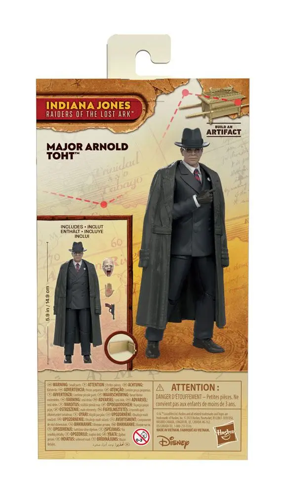 Indiana Jones Adventure Series Actionfigur Major Arnold Toht (Jäger des verlorenen Schatzes) 15 cm Produktfoto