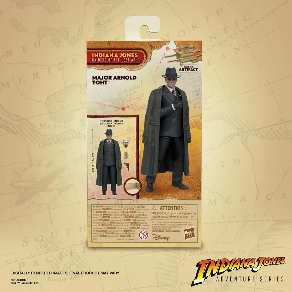 Indiana Jones Adventure Series Actionfigur Major Arnold Toht (Jäger des verlorenen Schatzes) 15 cm Produktfoto