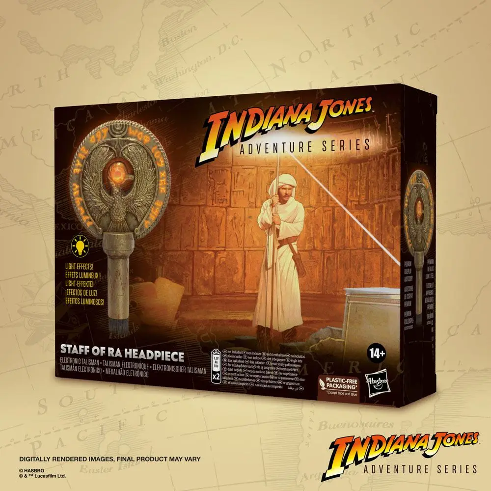 Indiana Jones Adventure Series Rollenspiel-Replik Stab des Ra Kopfstück (Jäger des verlorenen Schatzes) termékfotó