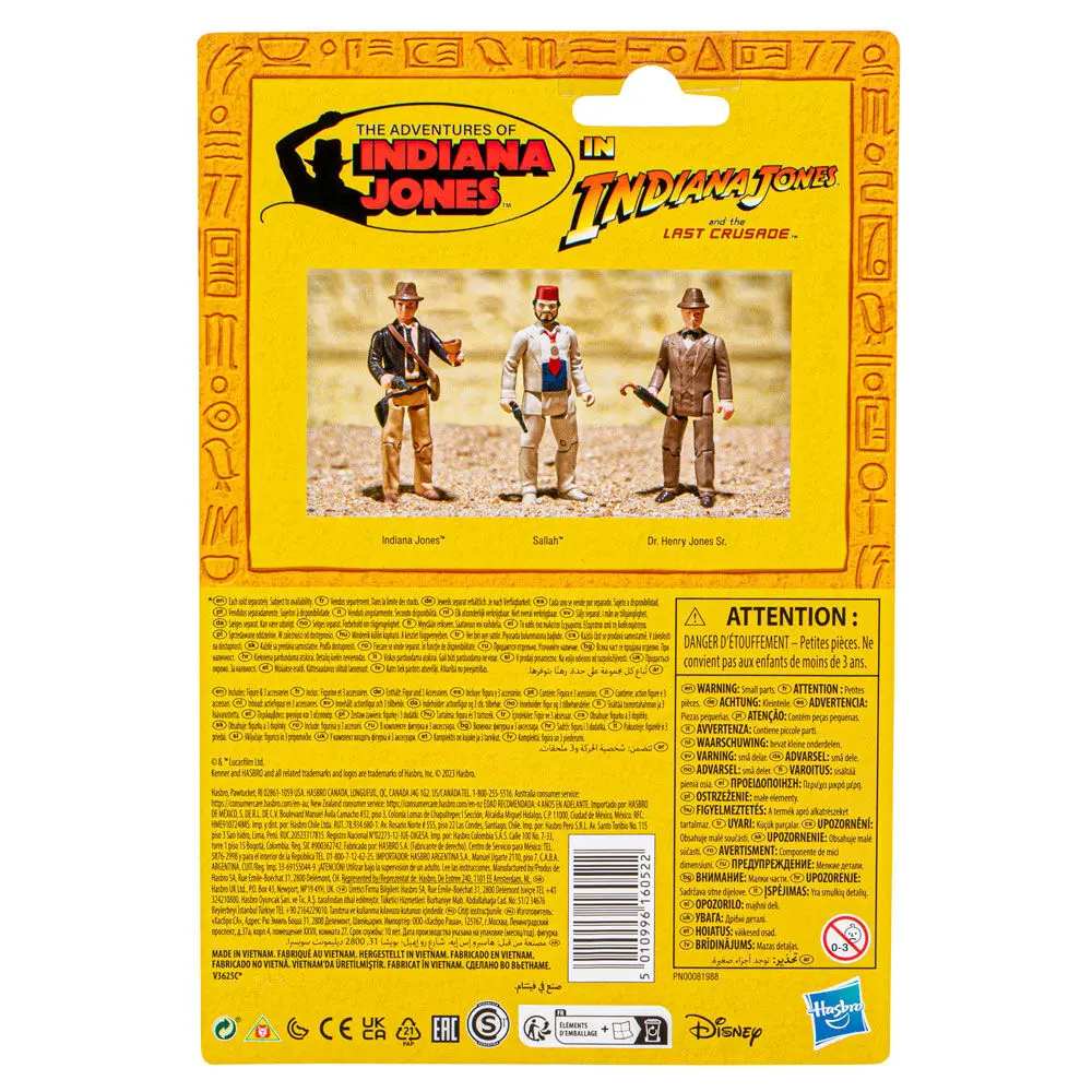 Indiana Jones Retro Collection Actionfigur Indiana Jones (Der letzte Kreuzzug) 10 cm termékfotó