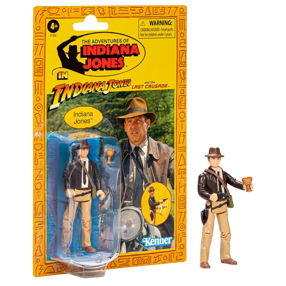 Indiana Jones Retro Collection Actionfigur Indiana Jones (Der letzte Kreuzzug) 10 cm termékfotó