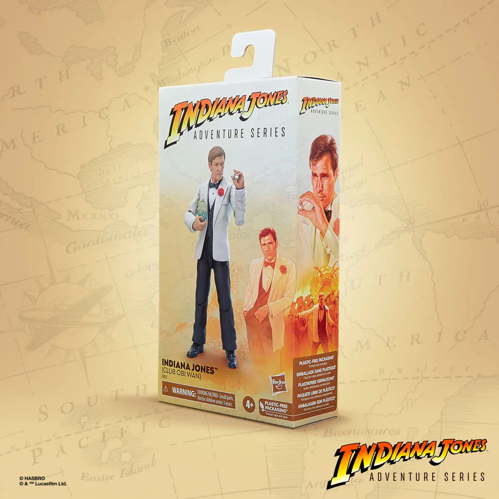 Indiana Jones Adventure Series Actionfigur Indiana Jones (Club Obi Wan) (Indiana Jones und der Tempel des Todes) 15 cm Produktfoto