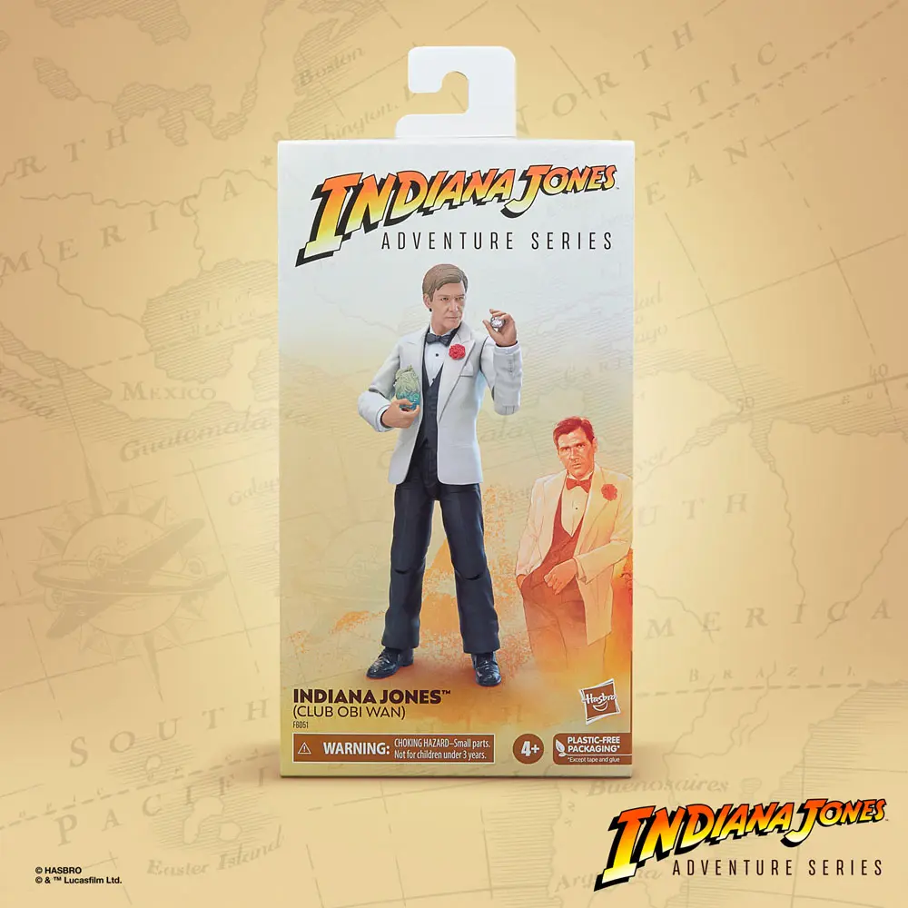Indiana Jones Adventure Series Actionfigur Indiana Jones (Club Obi Wan) (Indiana Jones und der Tempel des Todes) 15 cm Produktfoto
