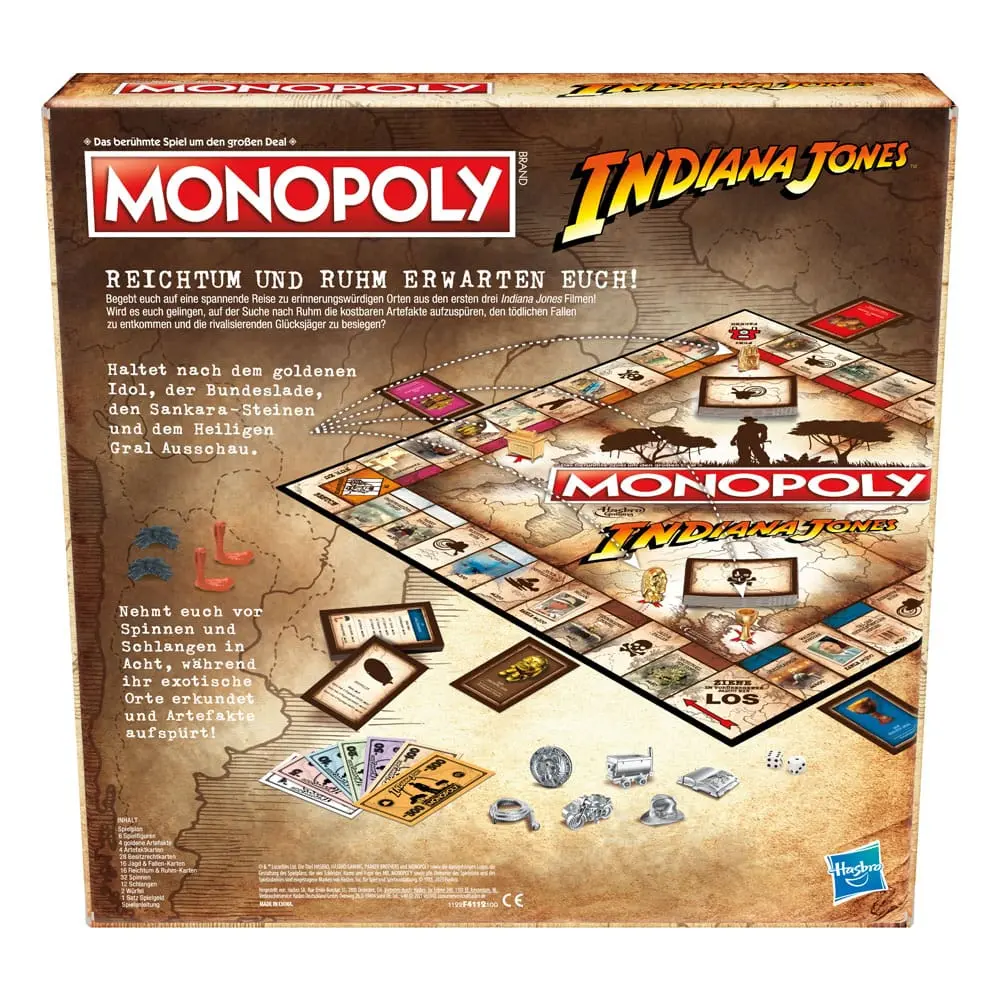 Indiana Jones Brettspiel Monopoly *Deutsche Version* Produktfoto