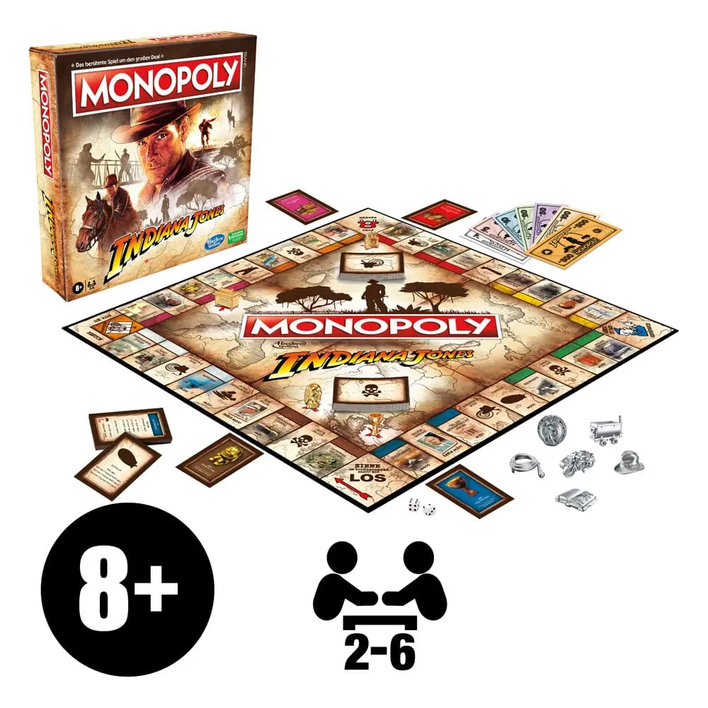 Indiana Jones Brettspiel Monopoly *Deutsche Version* Produktfoto