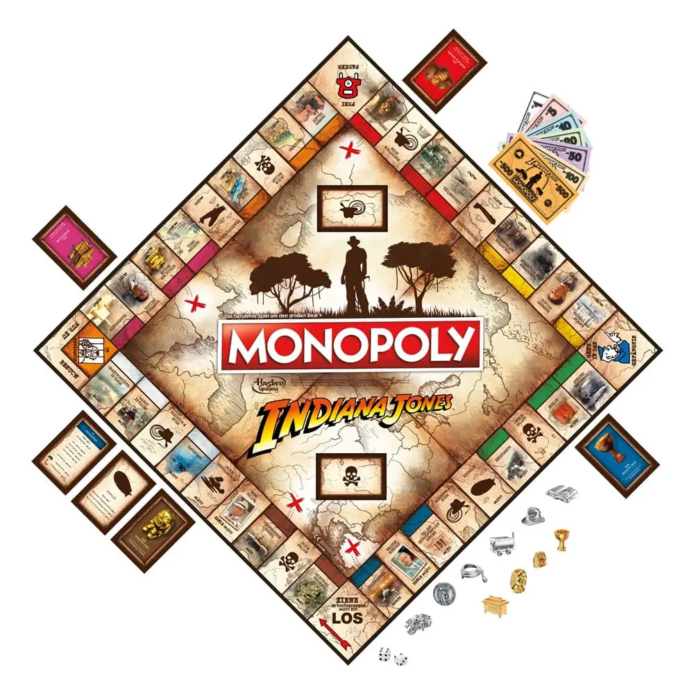 Indiana Jones Brettspiel Monopoly *Deutsche Version* Produktfoto