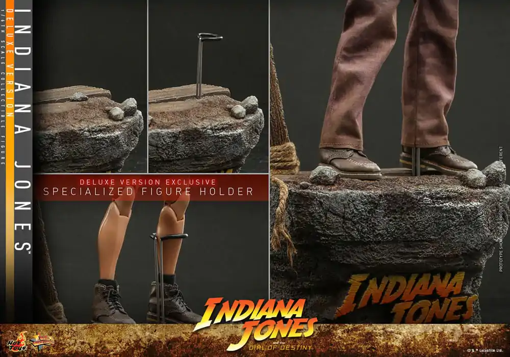 Indiana Jones Movie Masterpiece Actionfigur 1/6 Indiana Jones (Deluxe Version) 30 cm Produktfoto